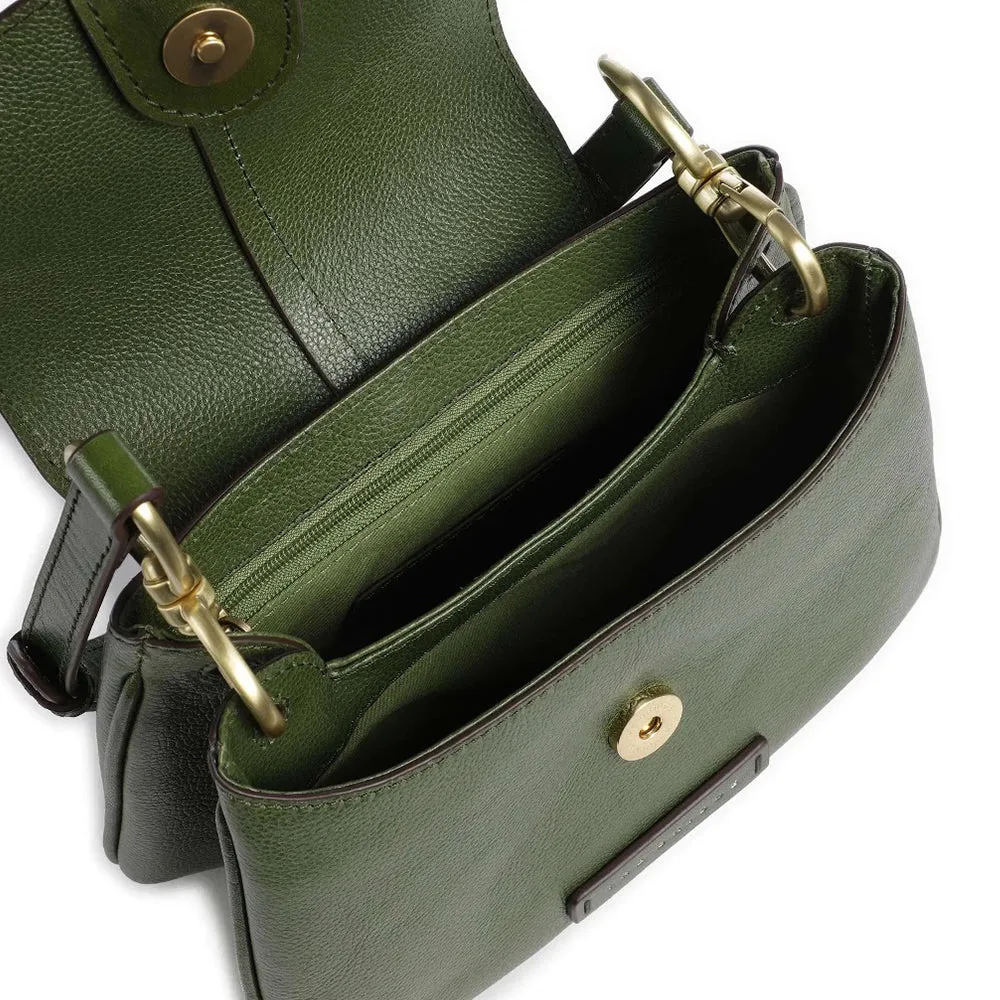 Borsa Donna Hobo a Spalla THE BRIDGE linea Elisabetta in Pelle Verde