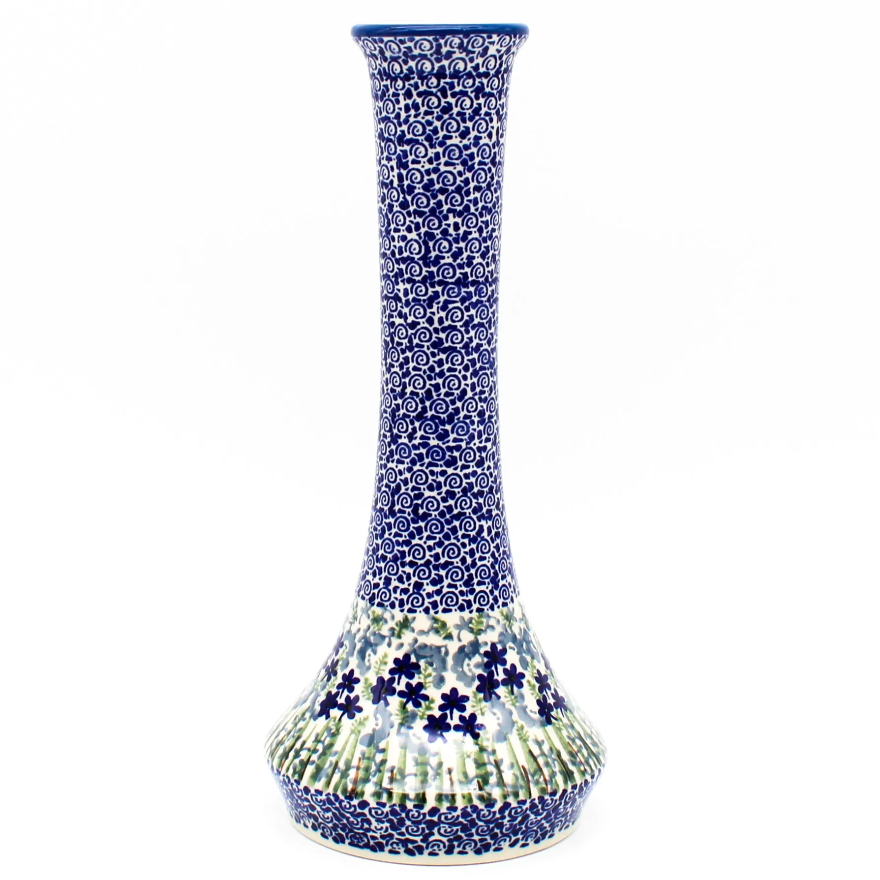 Bud Vase in Alpine Blue