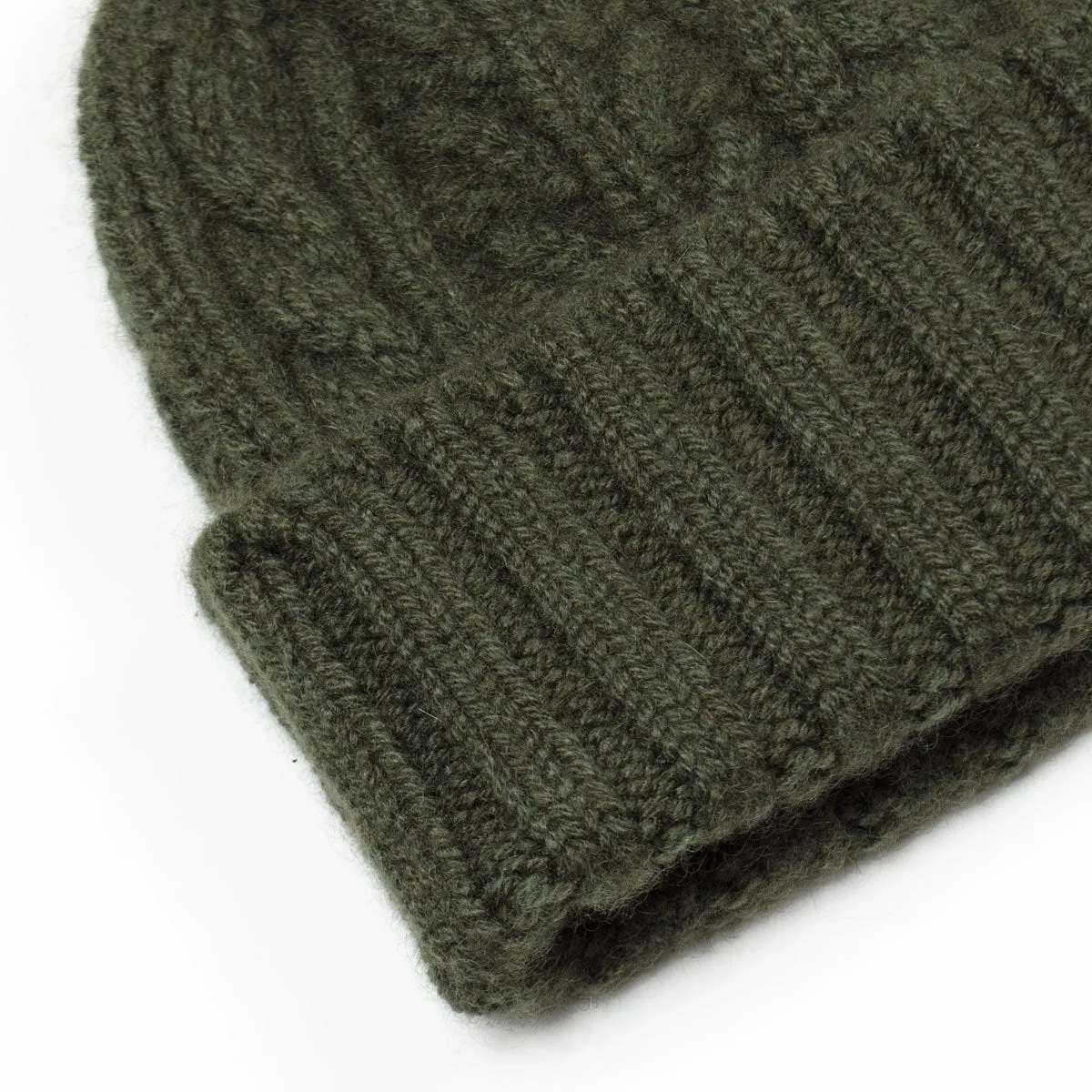 cableami - Cashmere Alan Beanie - Olive