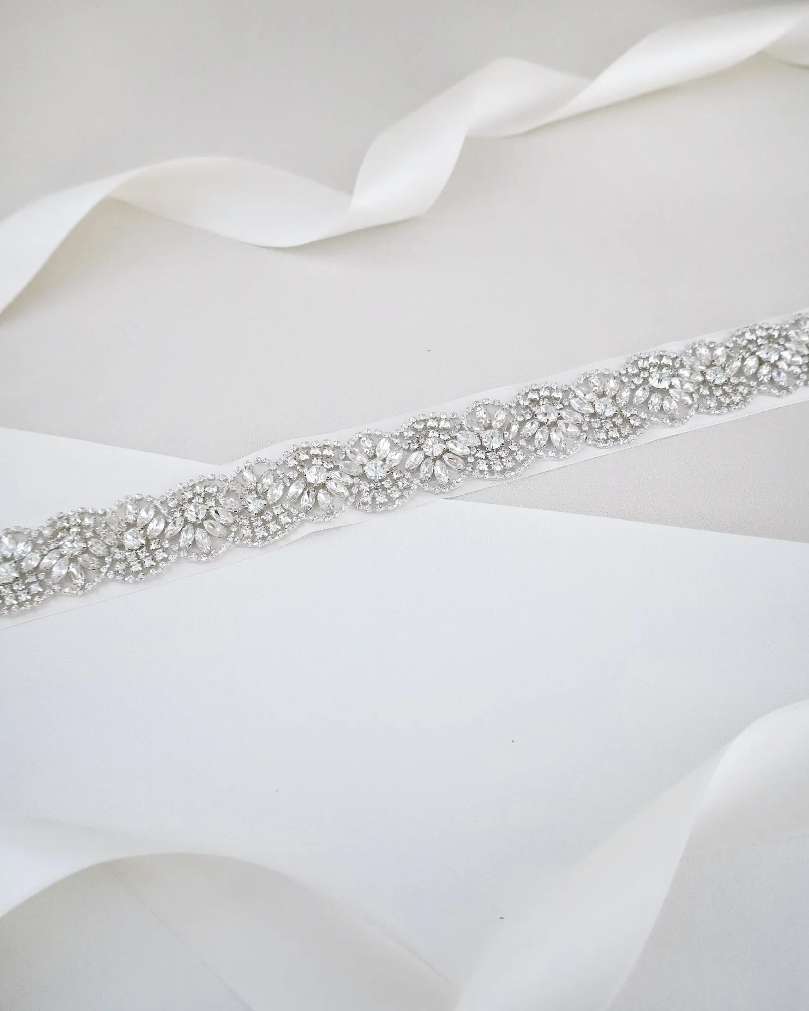 Camilla Wedding Sash and Headband