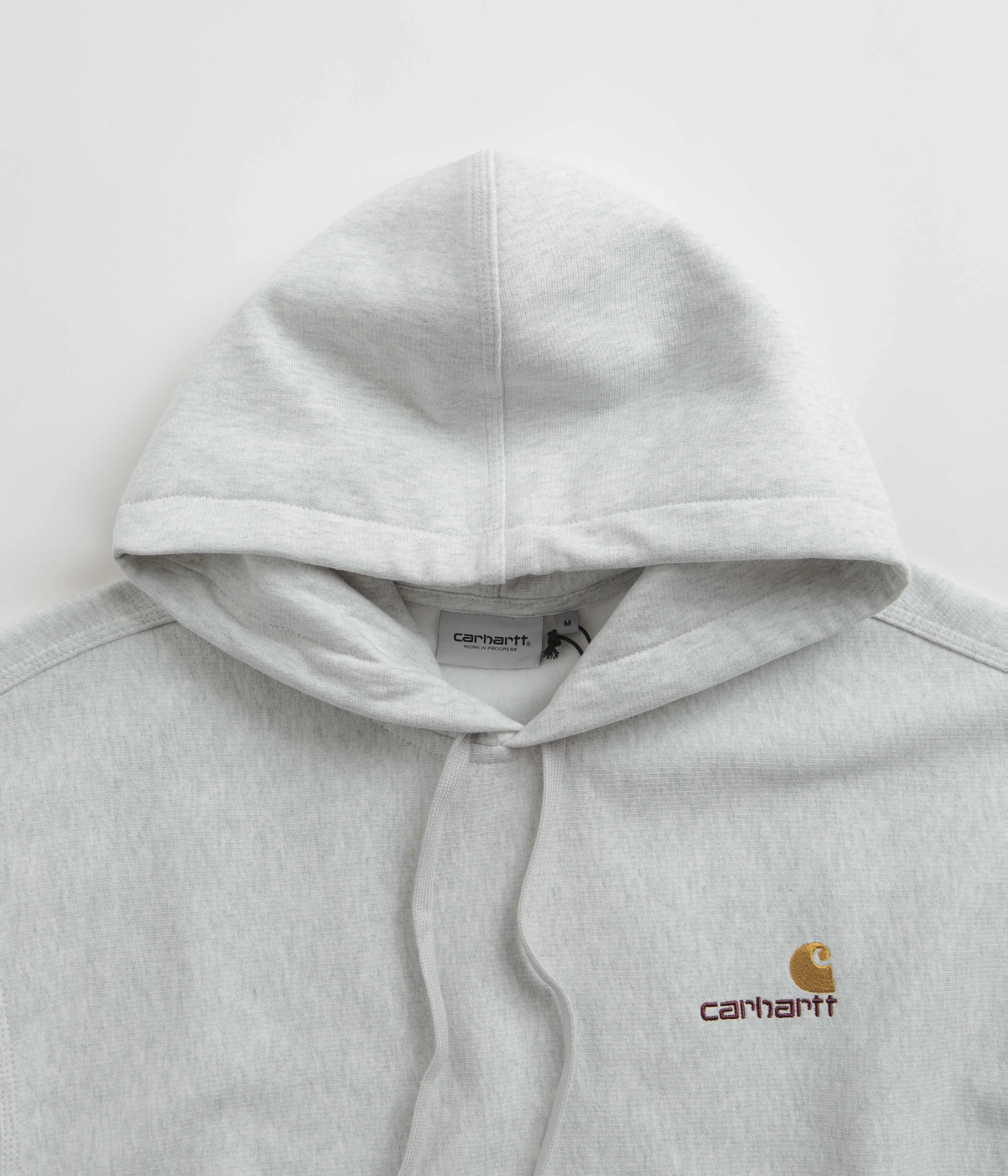 Carhartt American Script Hoodie - Ash Heather