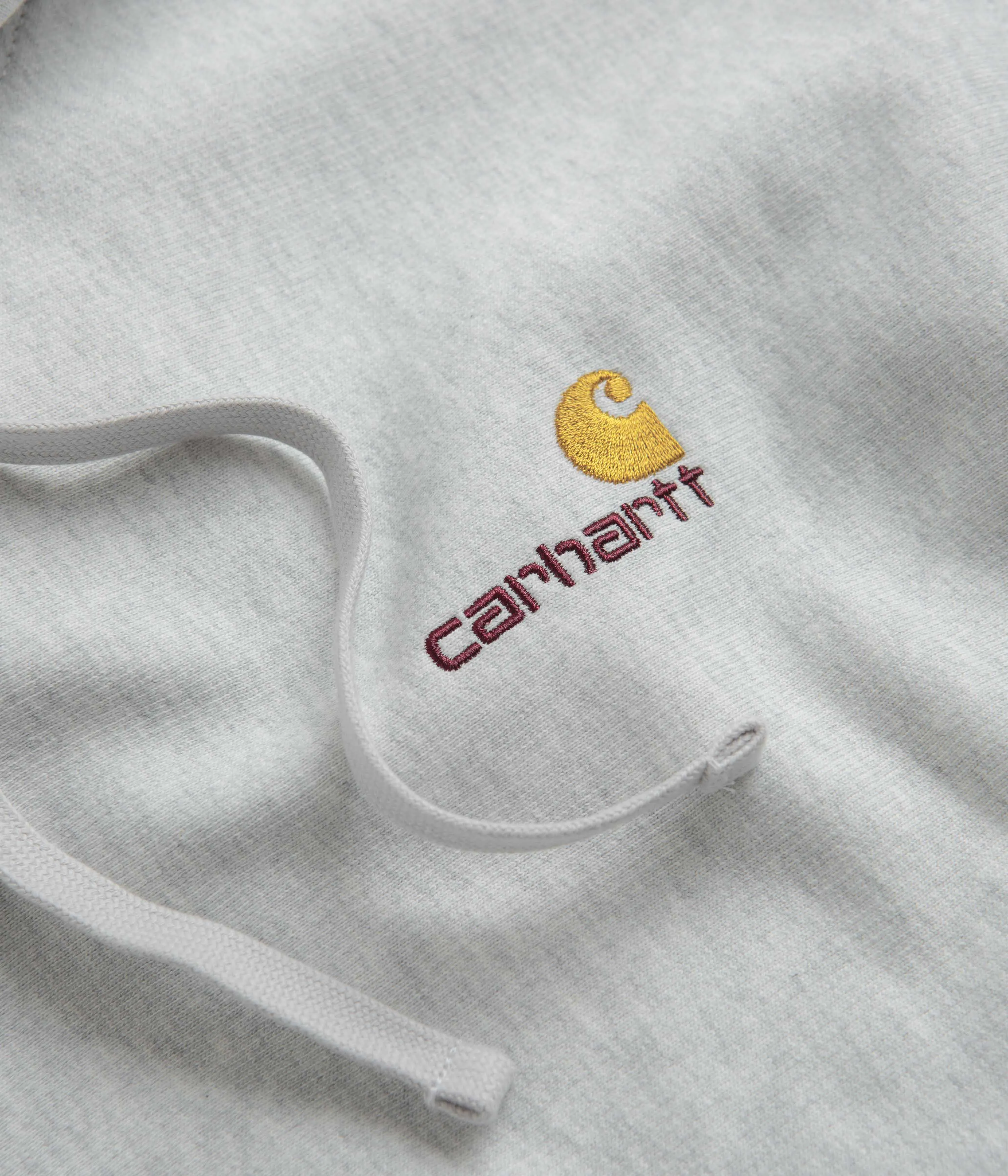 Carhartt American Script Hoodie - Ash Heather