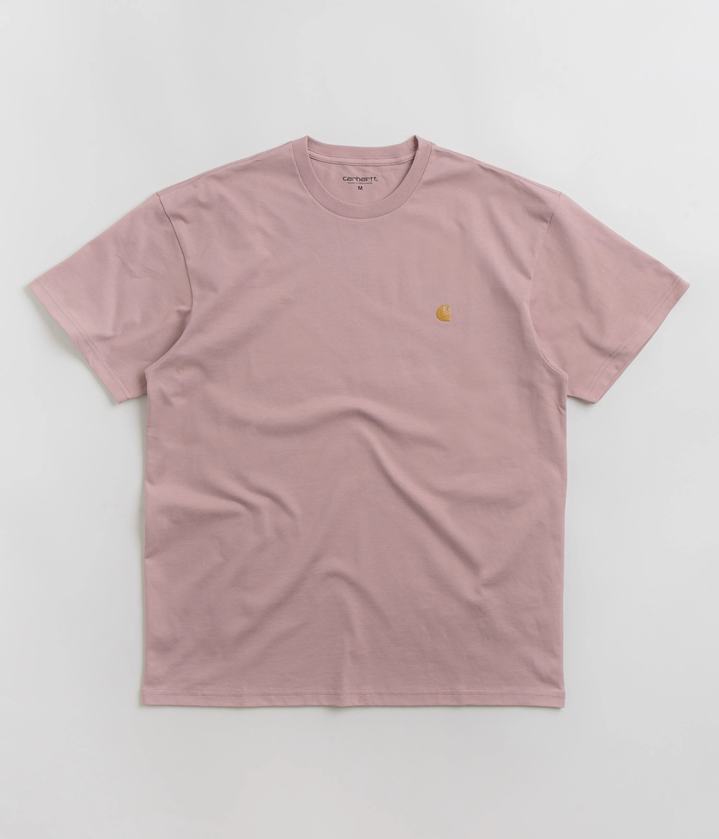 Carhartt Chase T-Shirt - Glassy Pink / Gold