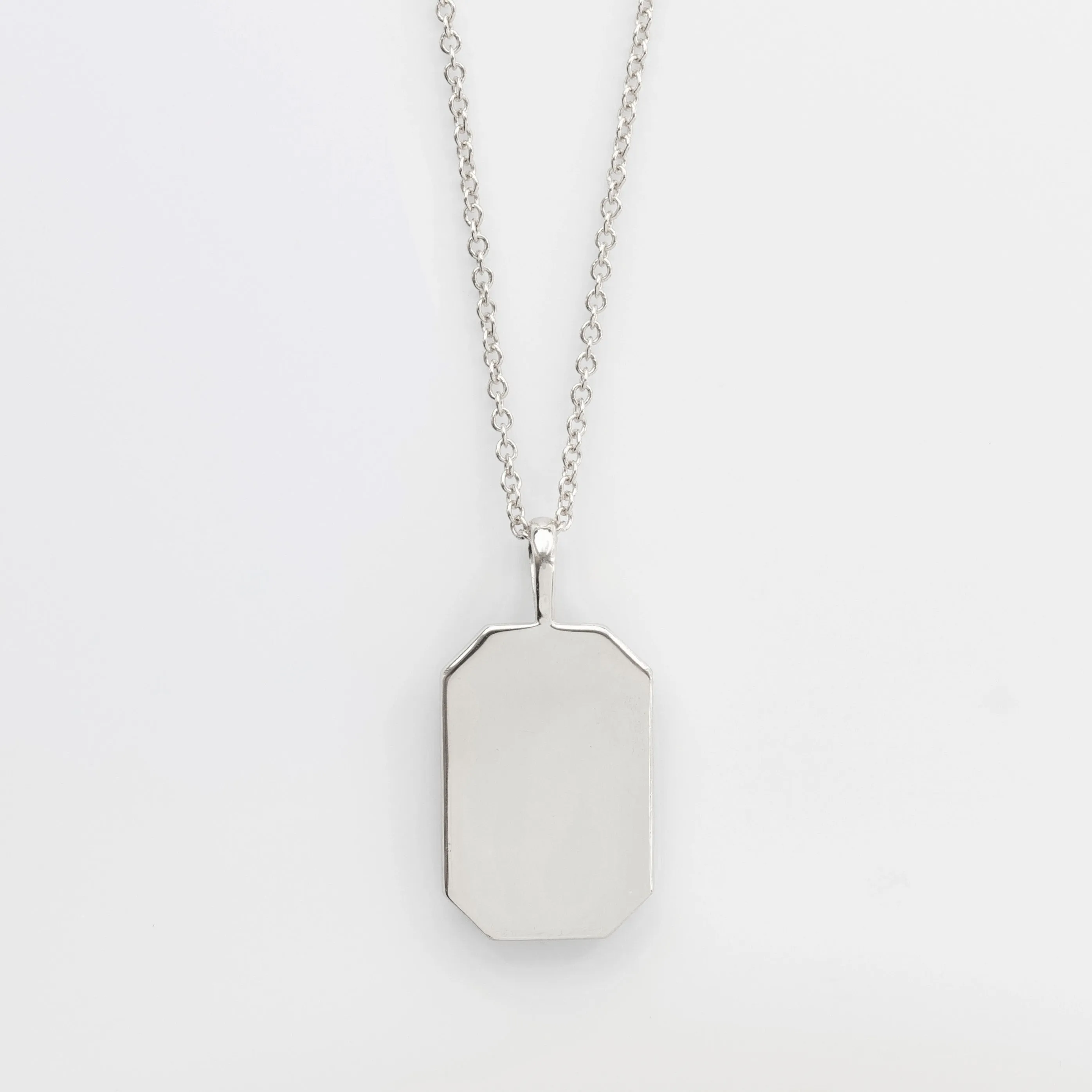 Celestial Mother Of Pearl Tarot Engravable Necklace