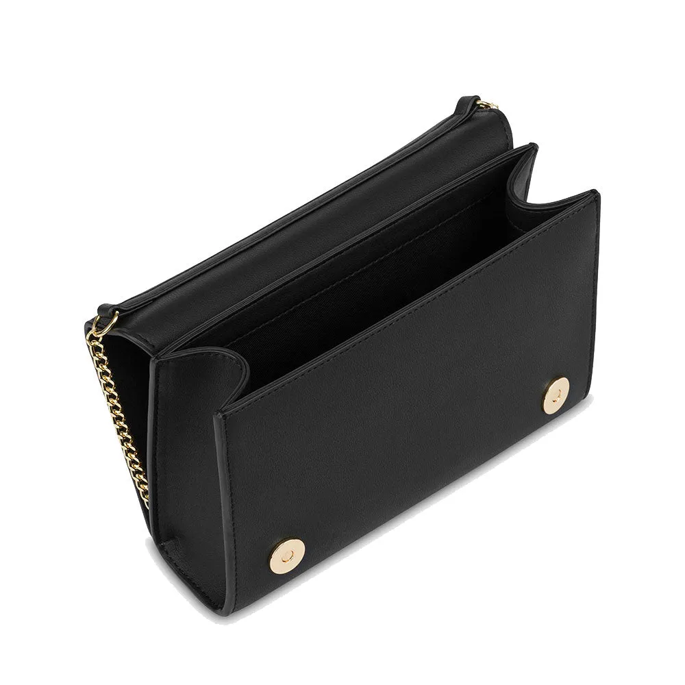 Clutch Donna con Tracolla LOVE MOSCHINO linea Smart Daily Maxi Lettering Nero