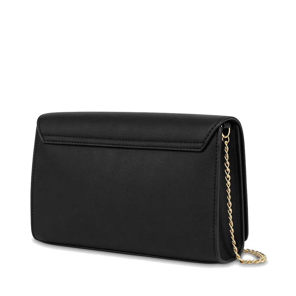 Clutch Donna con Tracolla LOVE MOSCHINO linea Smart Daily Maxi Lettering Nero