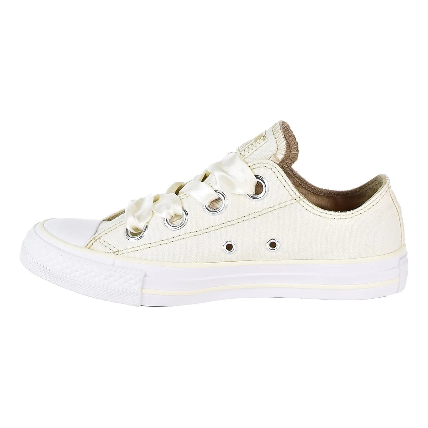 Converse Chuck Taylor All Star Big Eyelets Ox Women's Shoes Egret/White