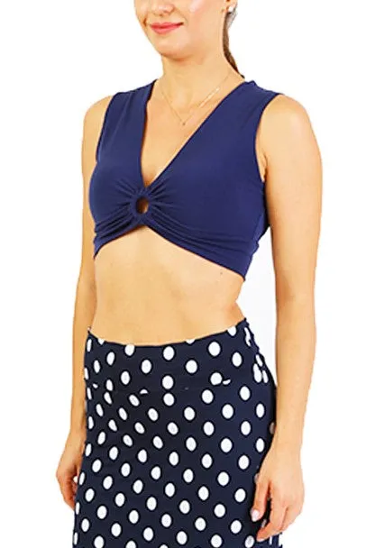 Crop Top with Ruched Details