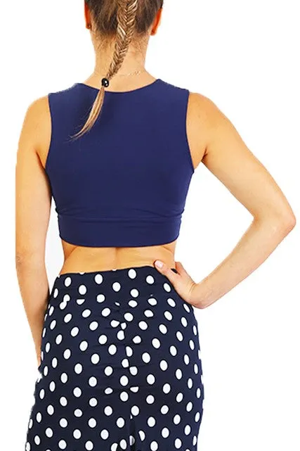 Crop Top with Ruched Details