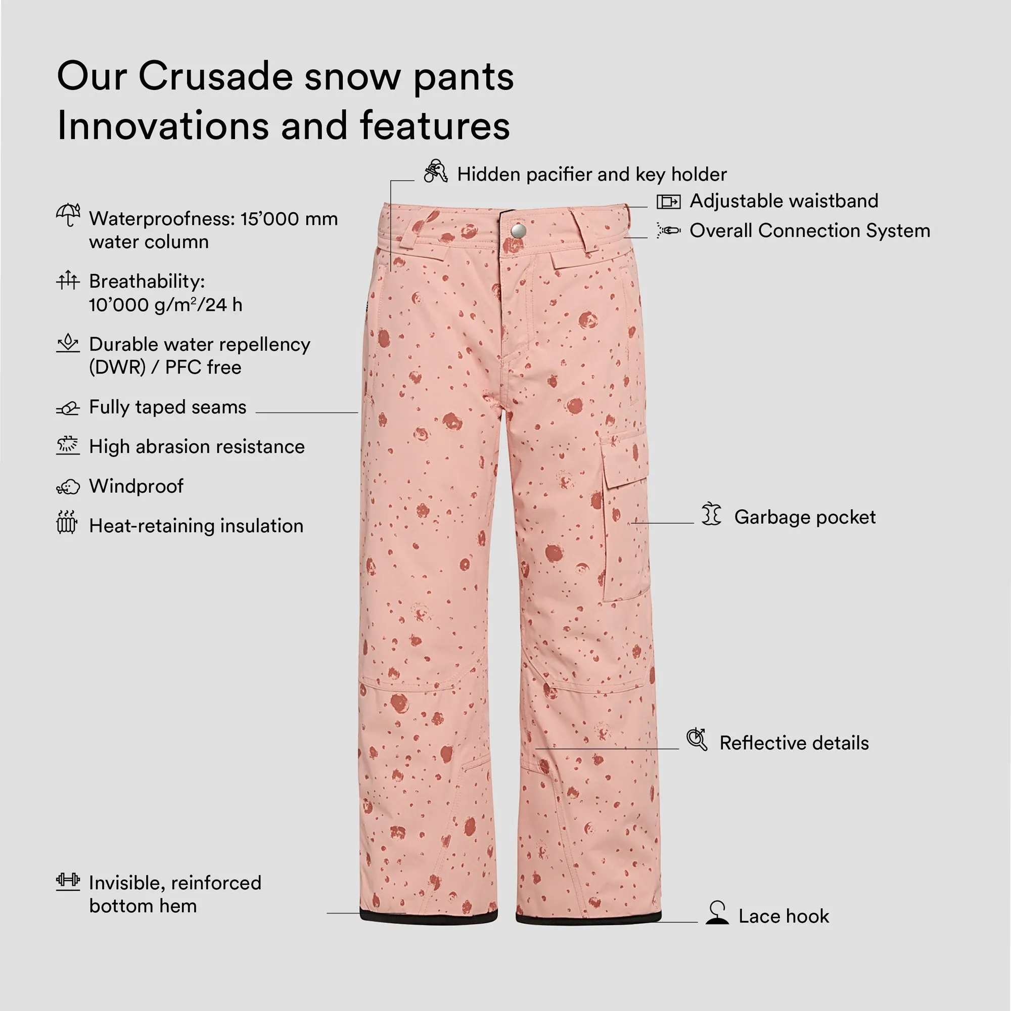 Crusade snow pants "Galaxy"