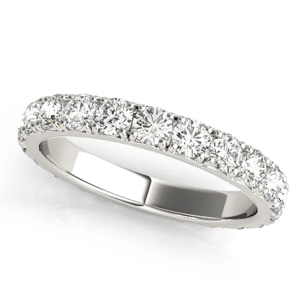 CUPID 1.40 Carat Diamond Eternity Band in 14K/ 18K/ Platinum GIA Graded 5 pointer G Color SI1 Clarity By Mike Nekta SIZE 9