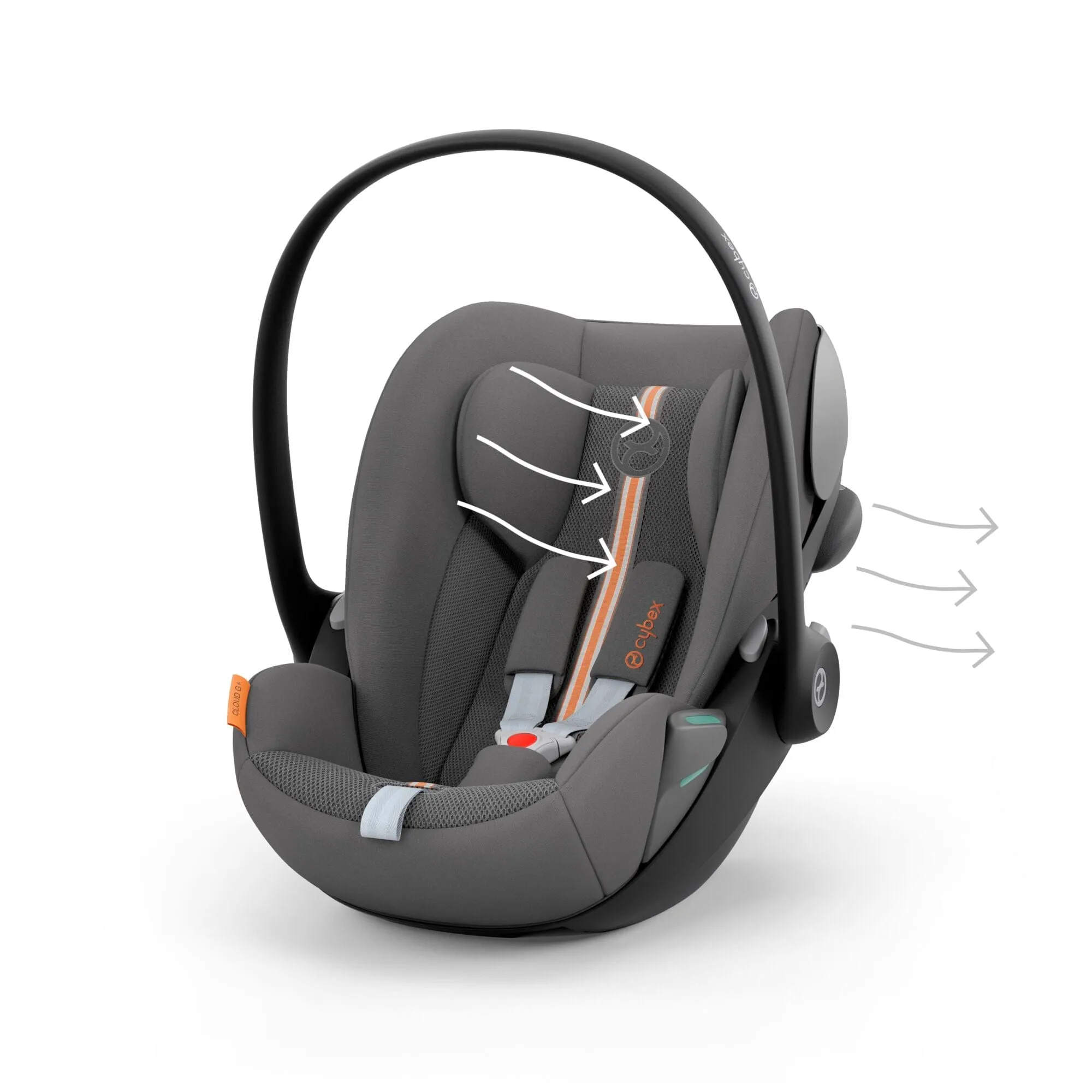 Cybex Cloud G i-Size PLUS Rotating Baby Car Seat - Lava Grey