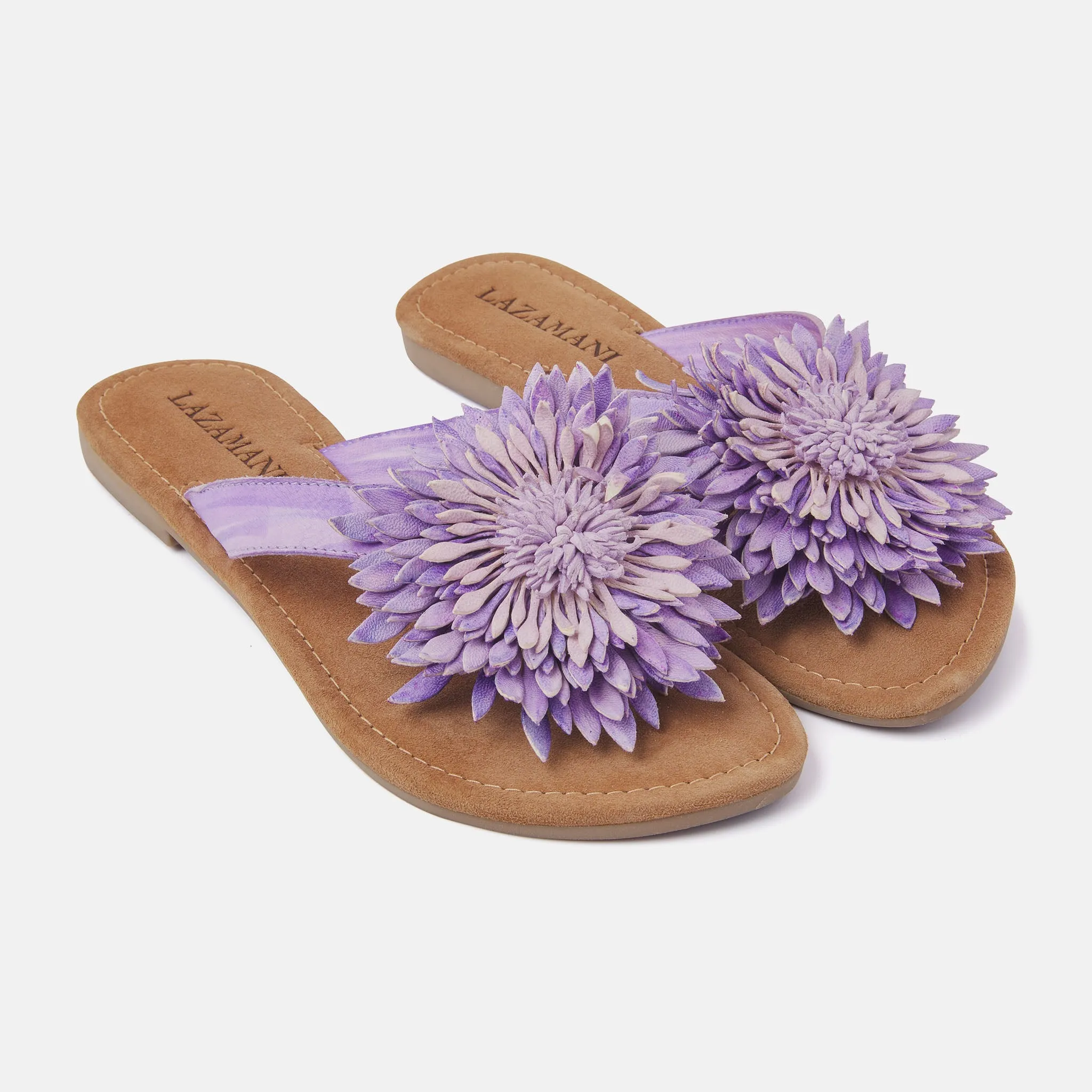 Dames Slippers 33.506 Lilac Flower