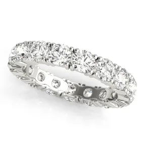 DIVINE 2.5 Carat Diamond Eternity Band in 14K/ 18K/ Platinum GIA Graded 15 pointer G Color SI1 Clarity By Mike Nekta SIZE 6