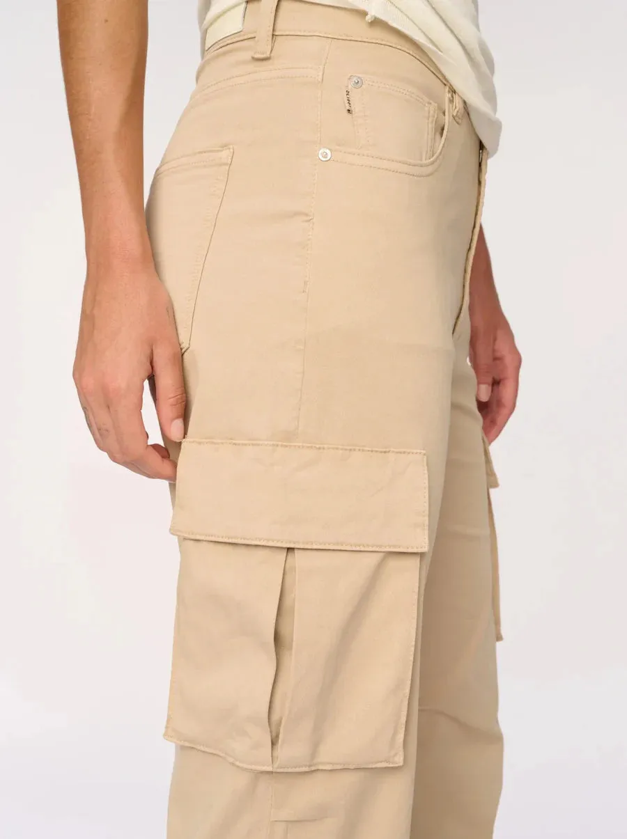 DL1961 Gwen Cargo Jogger - Flax