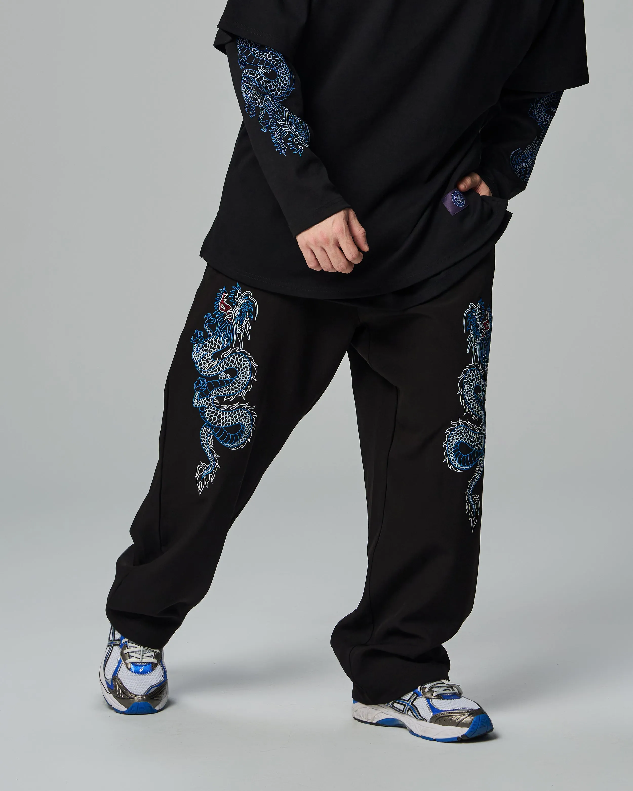 Dragon Pockets Tech Wide Pants