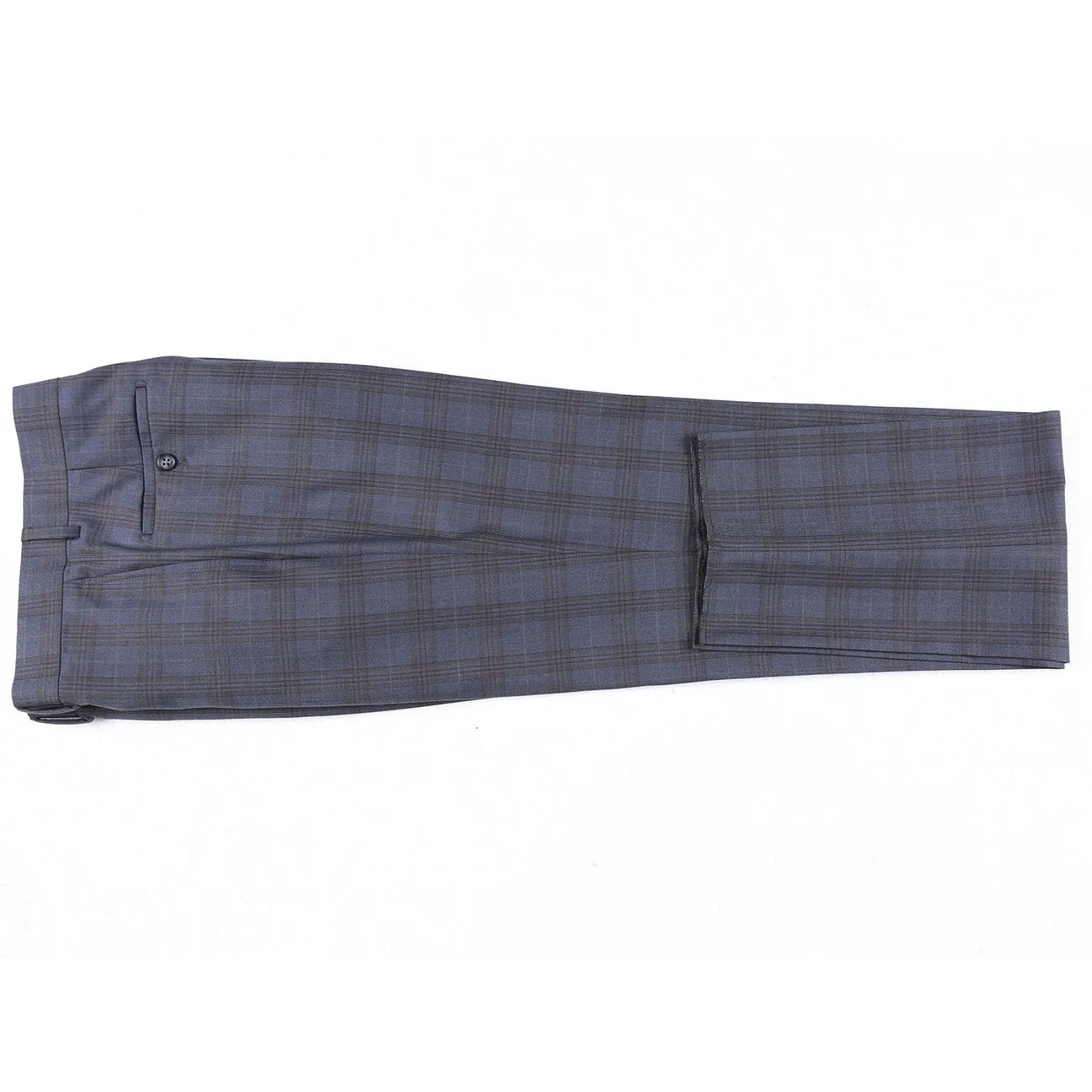 ENGLISH LAUNDRY Gray with Tan Check Notch Suit 72-55-555