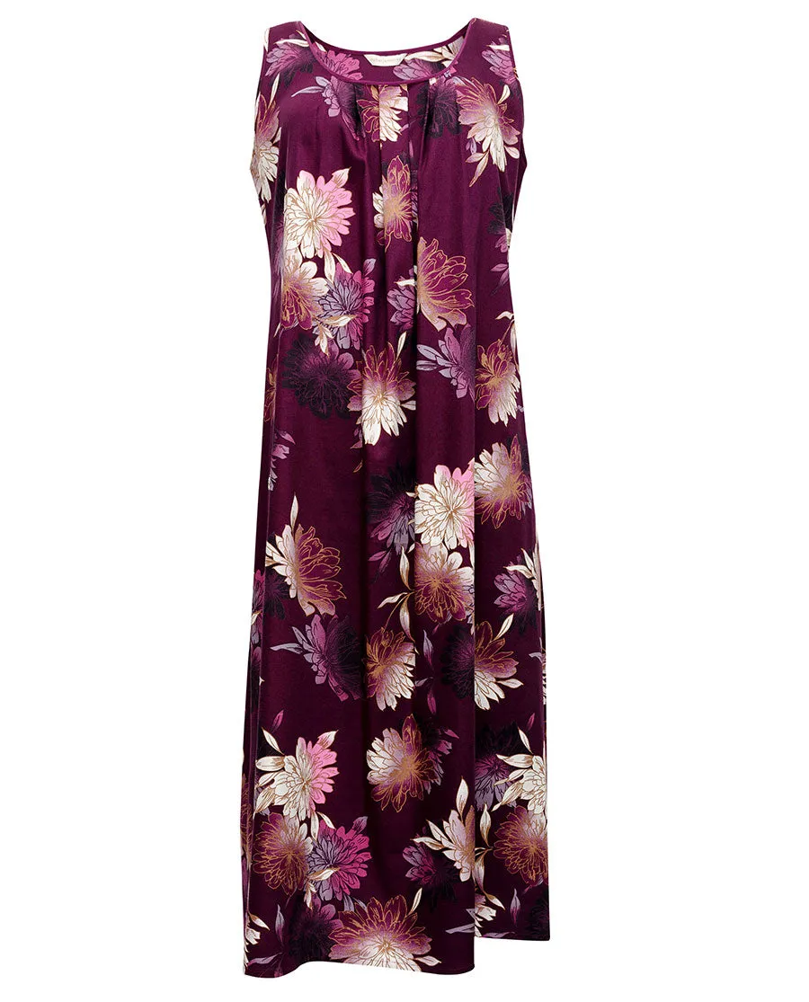 Eve Floral Print Long Nightdress