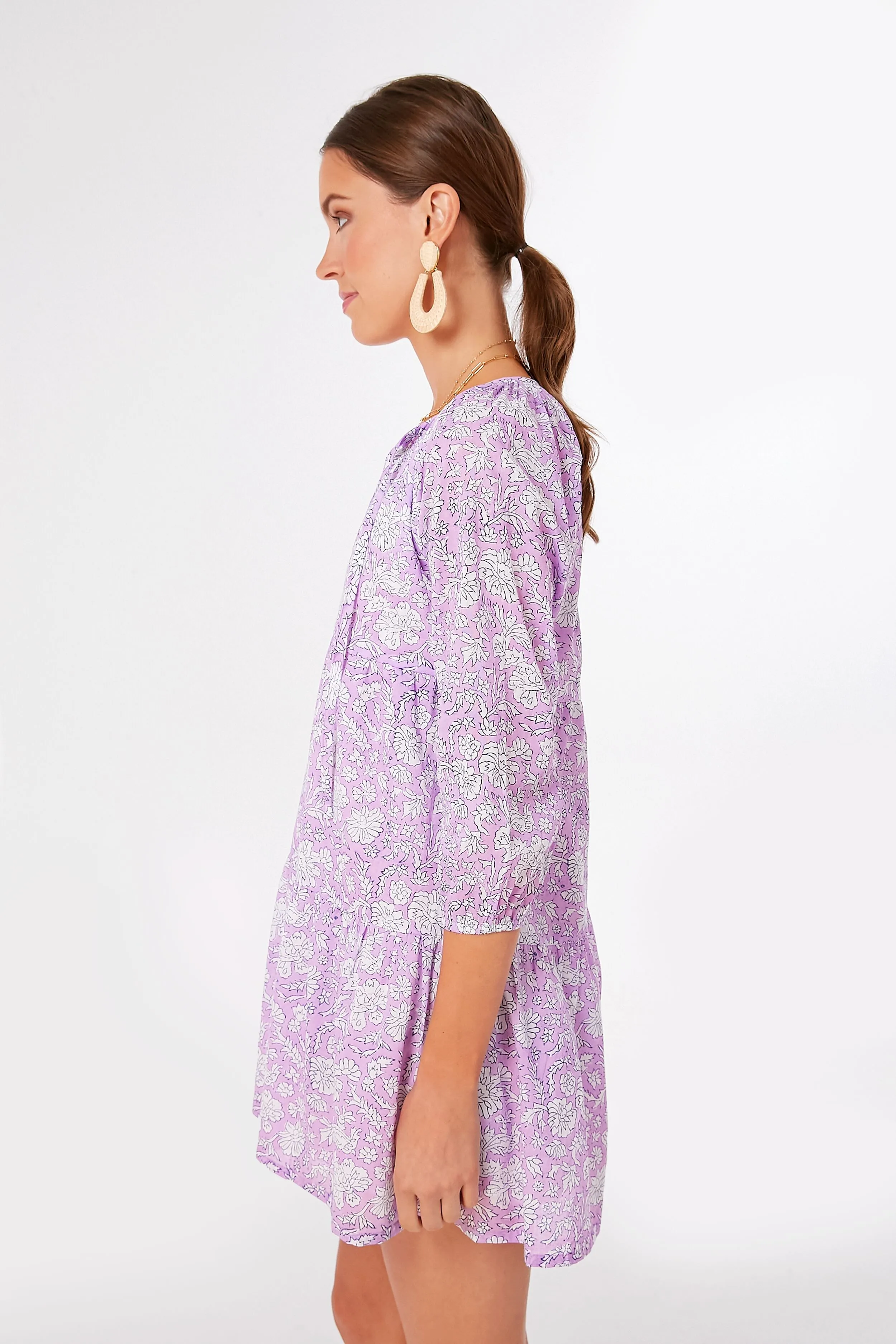 Exclusive Violet and Indigo Nila Dali Dress