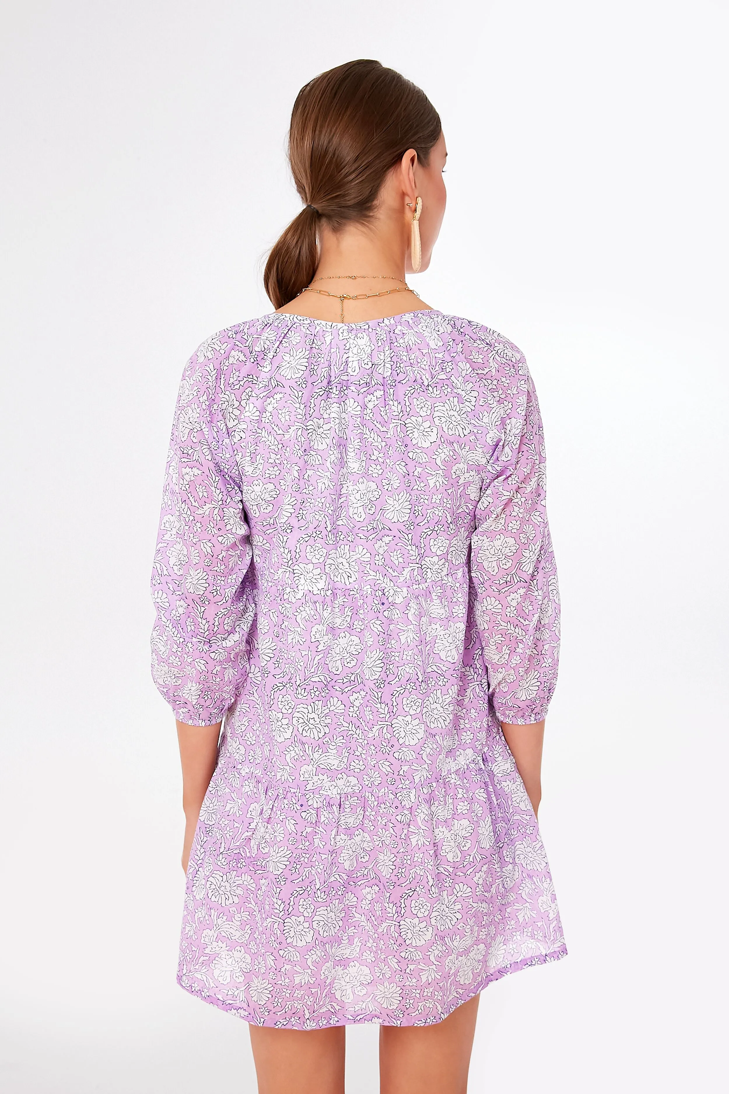 Exclusive Violet and Indigo Nila Dali Dress