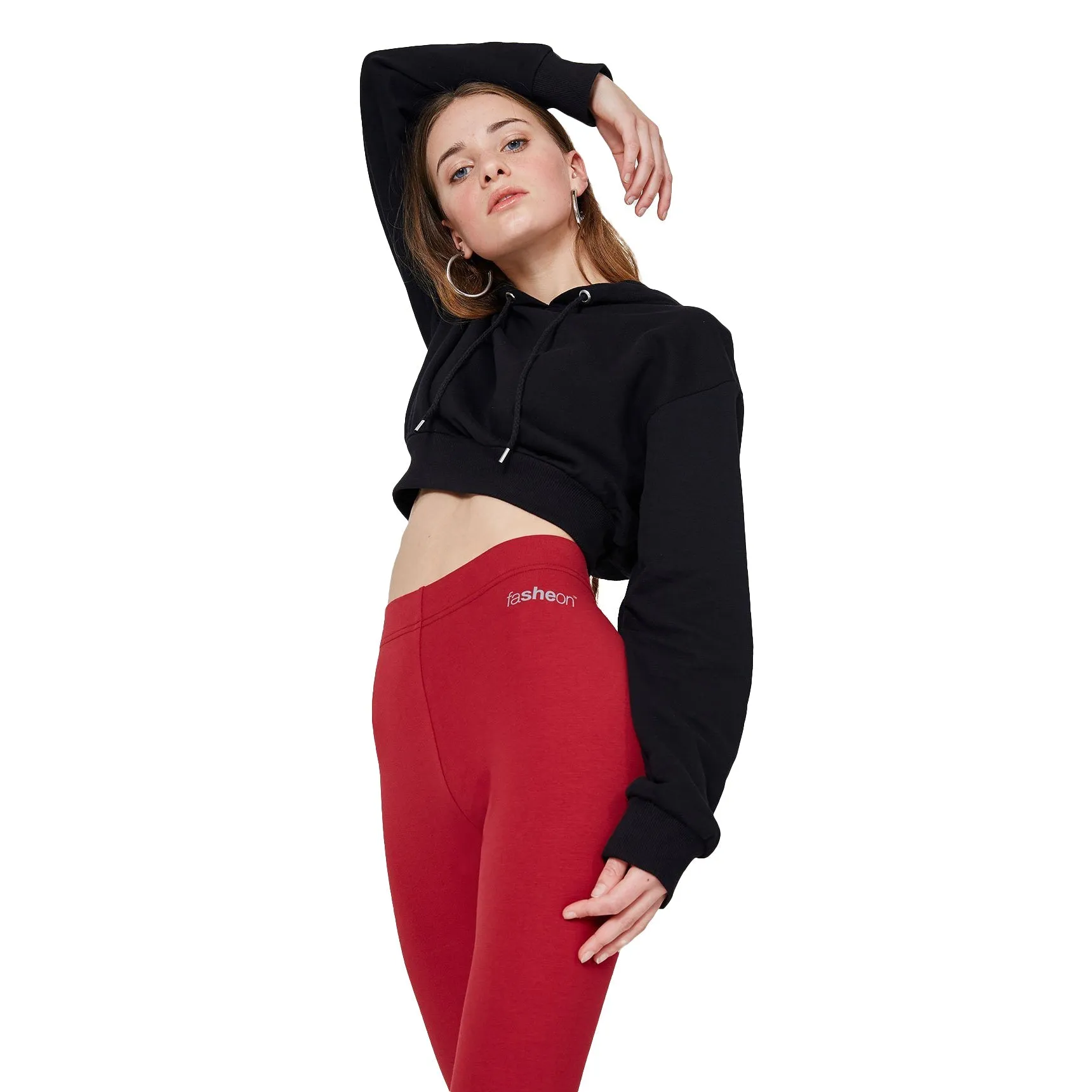 Fashion Tight Basic High Waisted Slogan Leggings