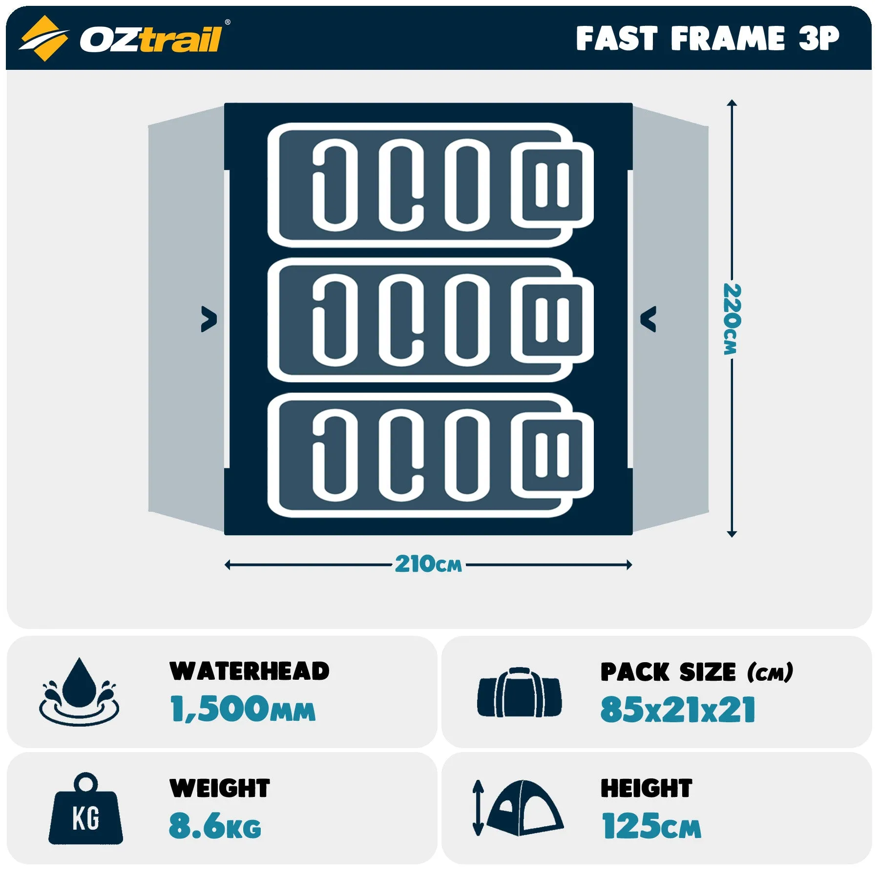 Fast Frame 3P Tent