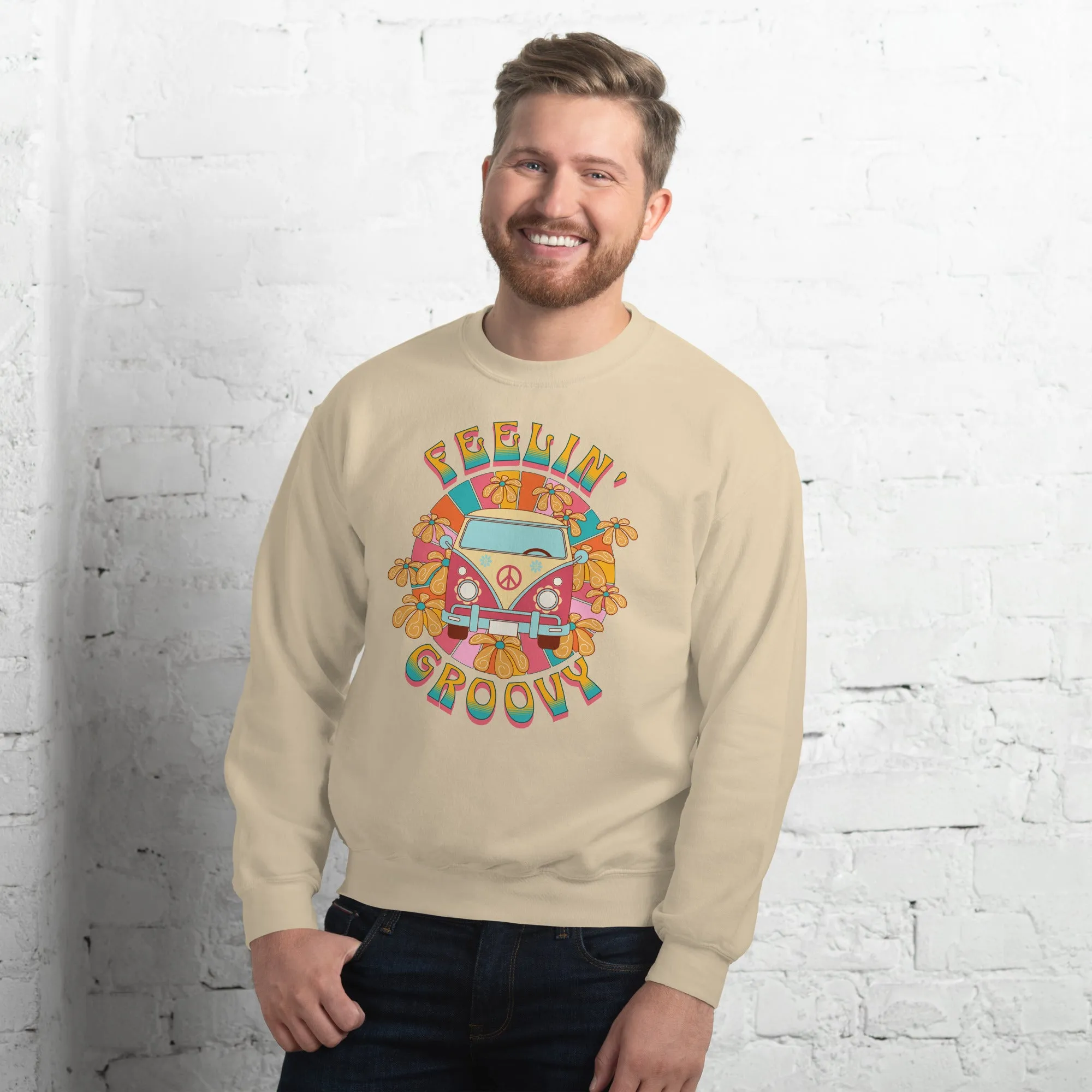 Feelin Groovy Unisex Sweatshirt