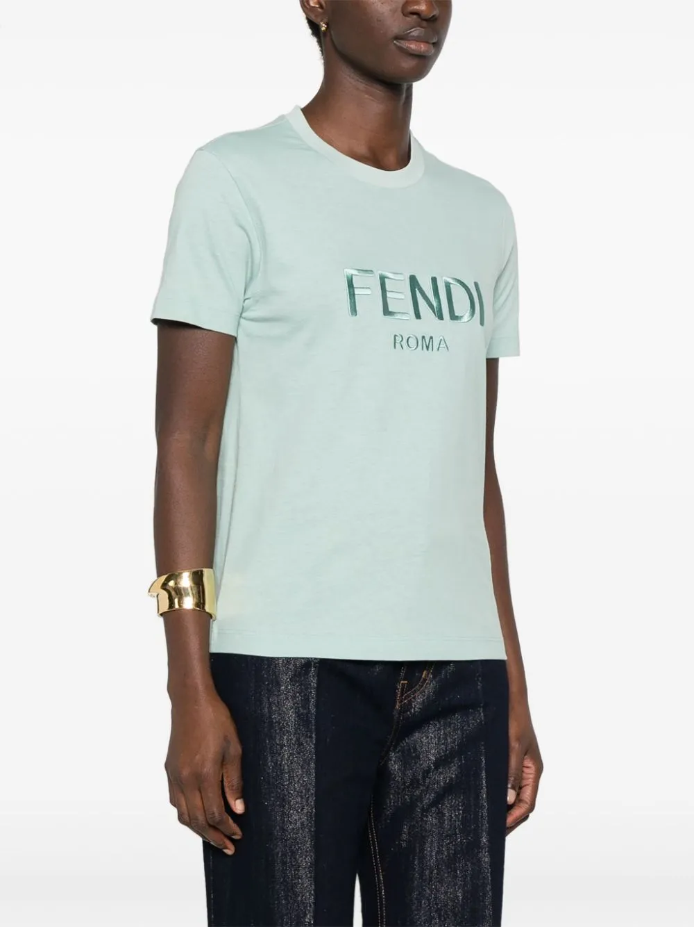 FENDI ROMA COTTON T-SHIRT