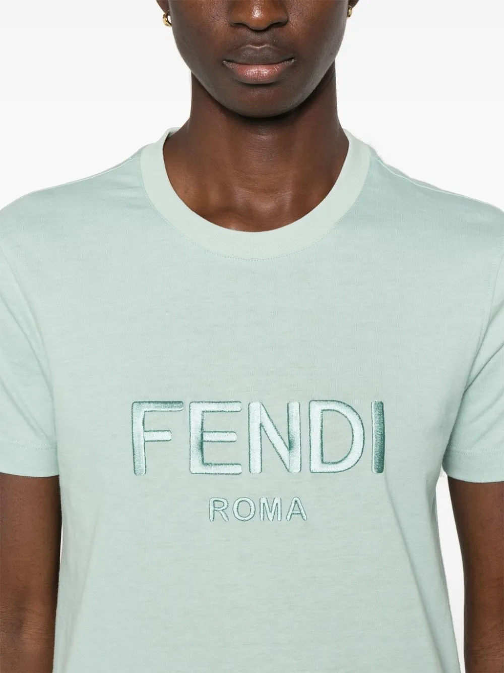 FENDI ROMA COTTON T-SHIRT