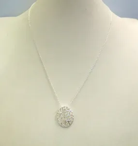 Floral Cutout Pendant