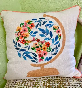 Floral Globe Pillow