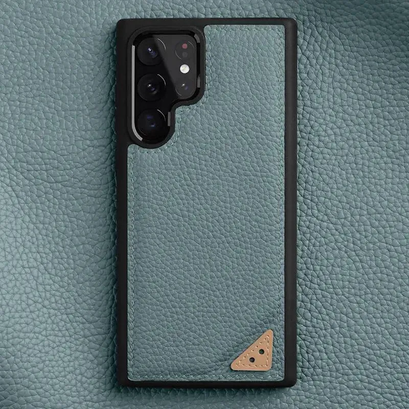 Galaxy S22 Ultra Plus Business Cover: Cute Leather Phone Case