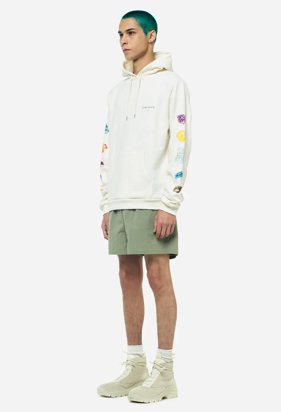 Gem Show Beach Hoodie / Salt