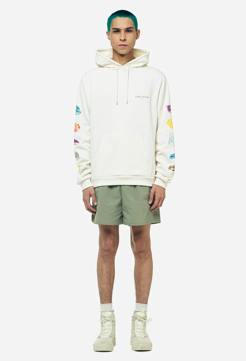 Gem Show Beach Hoodie / Salt