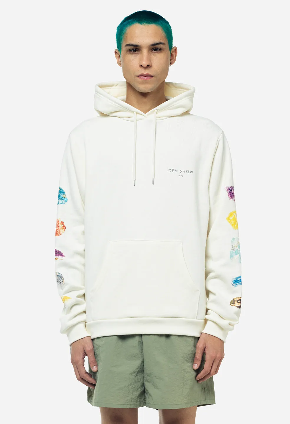 Gem Show Beach Hoodie / Salt