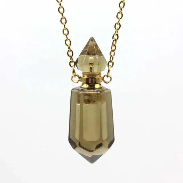 Gemstone Potion Bottle Necklace