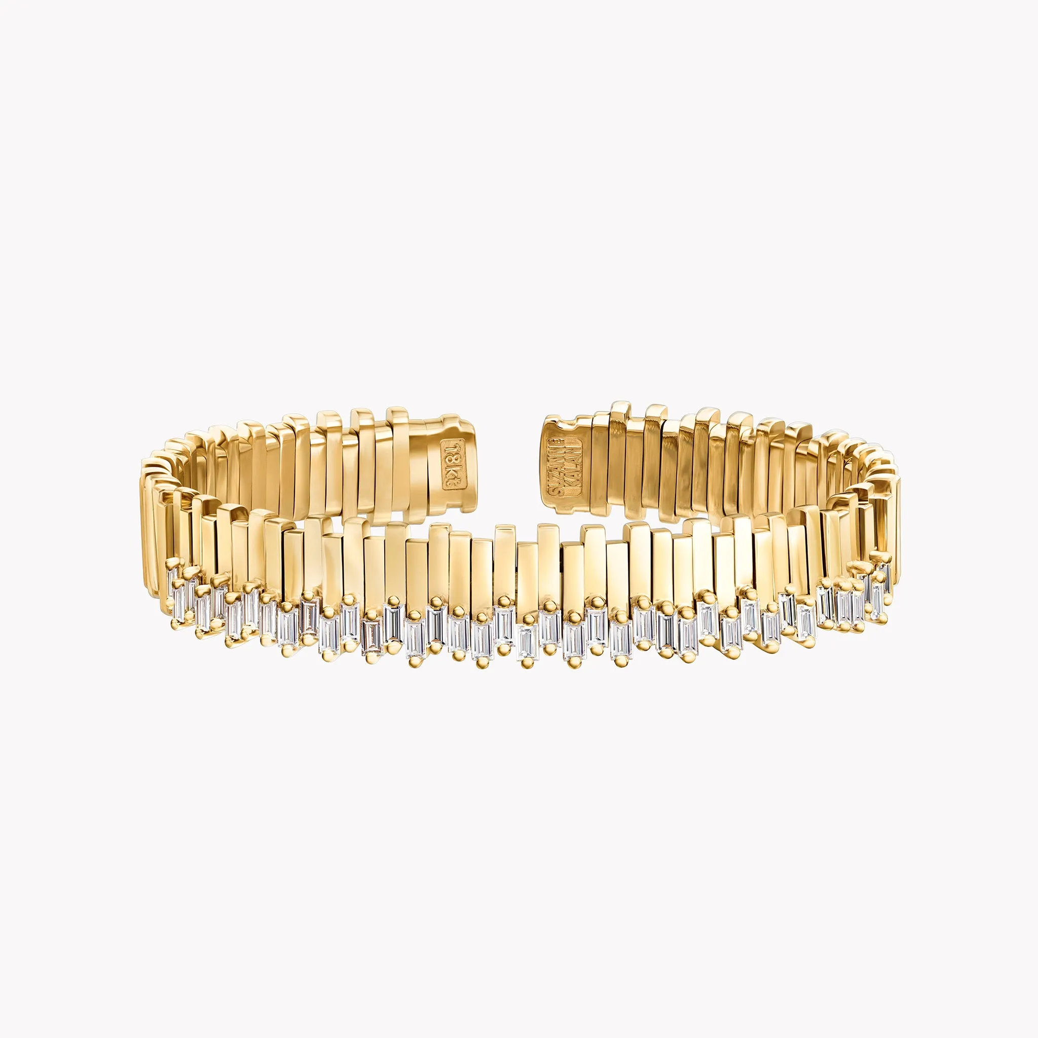 Golden Midi Stacker Diamond Bangle