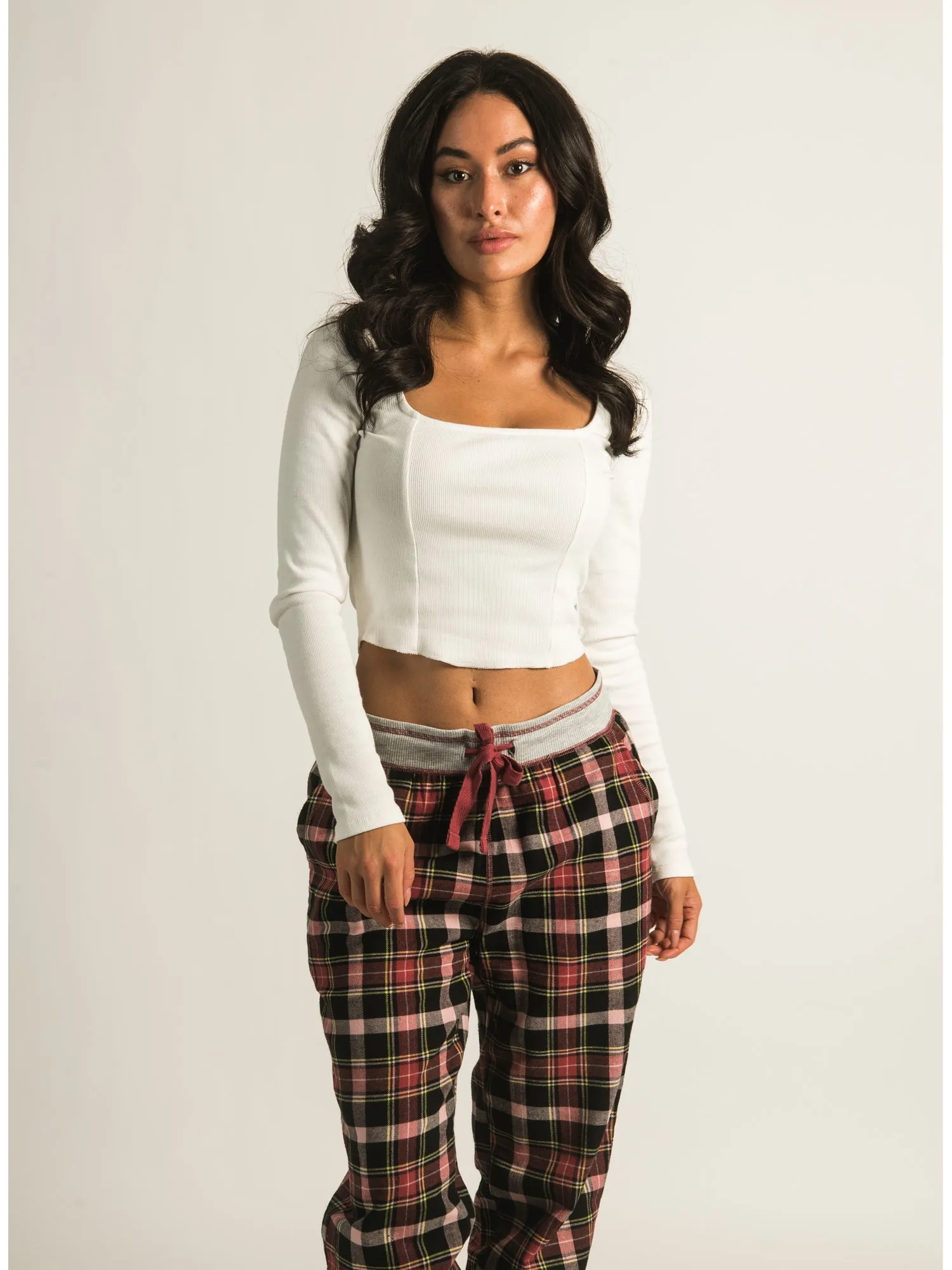 HARLOW KYLIE FLANNEL PANTS - CLEARANCE