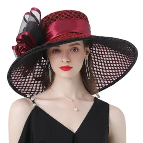 Hat Queen Benhamina (Wine Red)