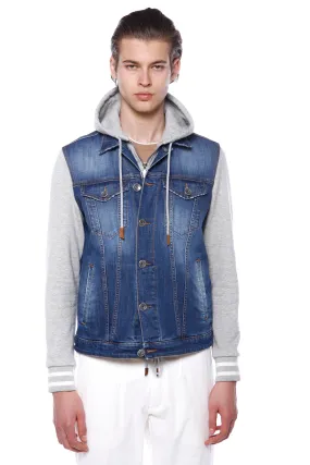 Hooded Denim Jacket