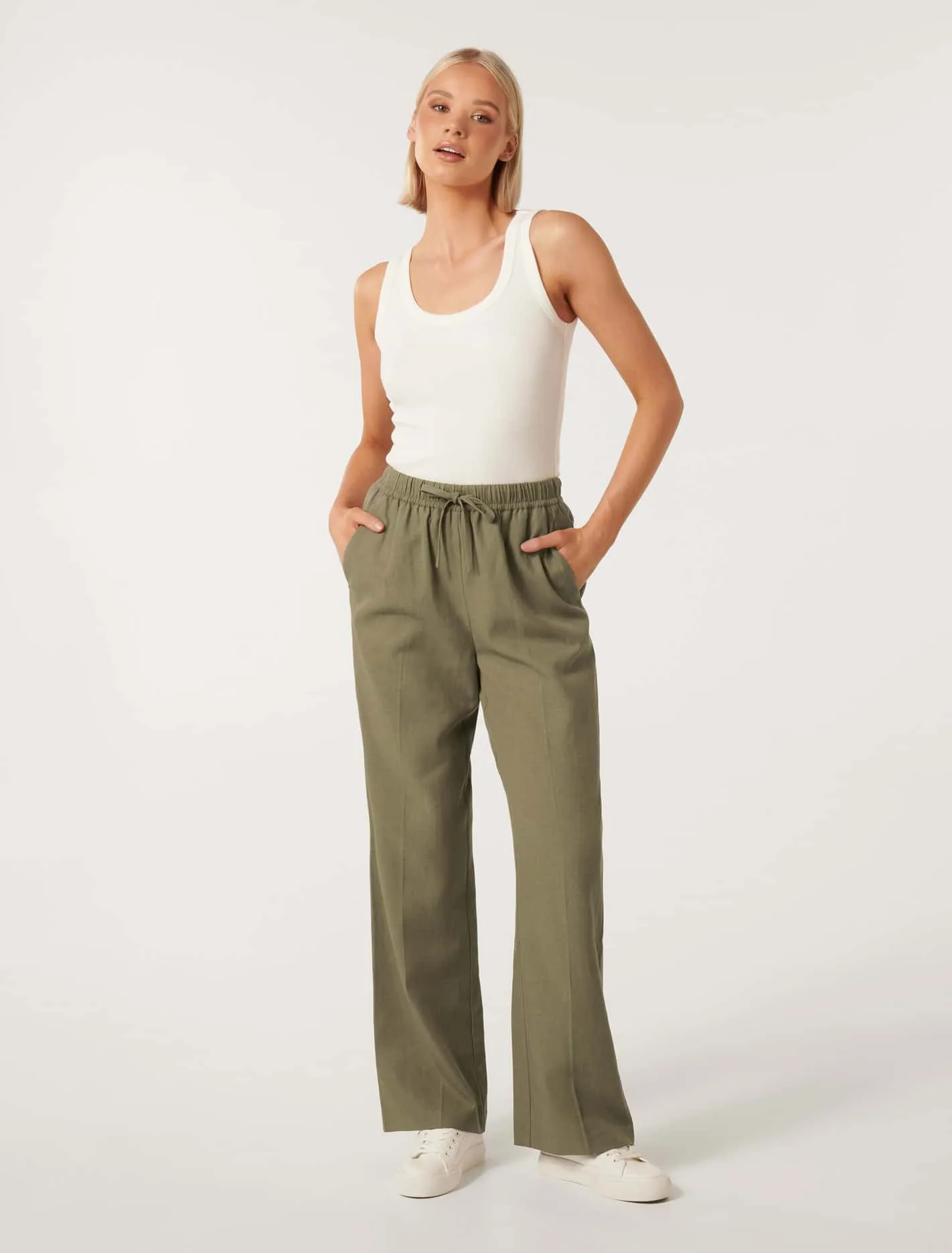 Indie Linen Blend Pants