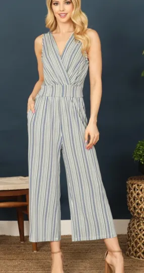 It's All Stripes Jumpsuit