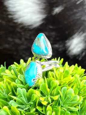 Jesse Adjustable Turquoise Sterling Silver Ring