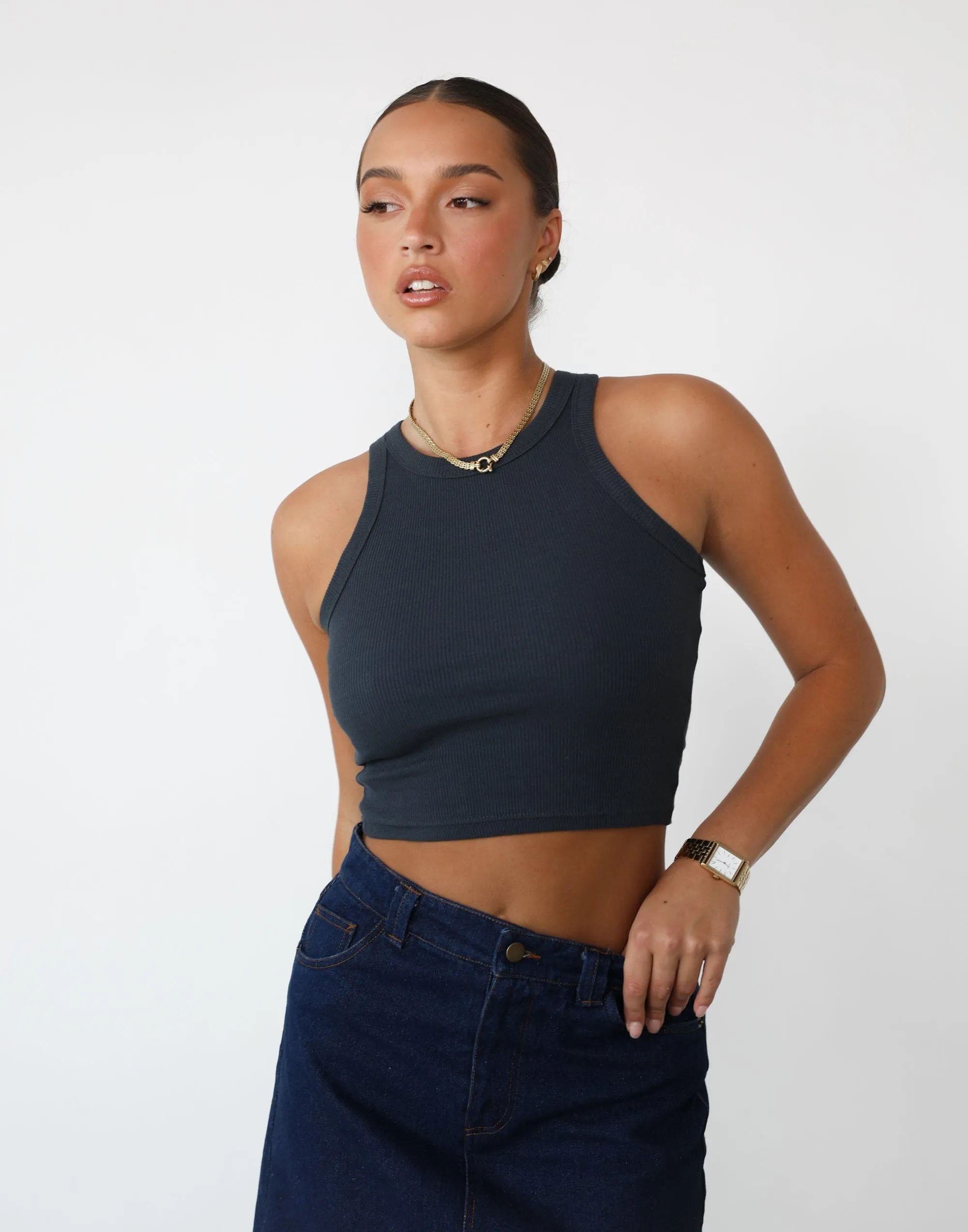 Kennedy Tank Top (Midnight Blue)