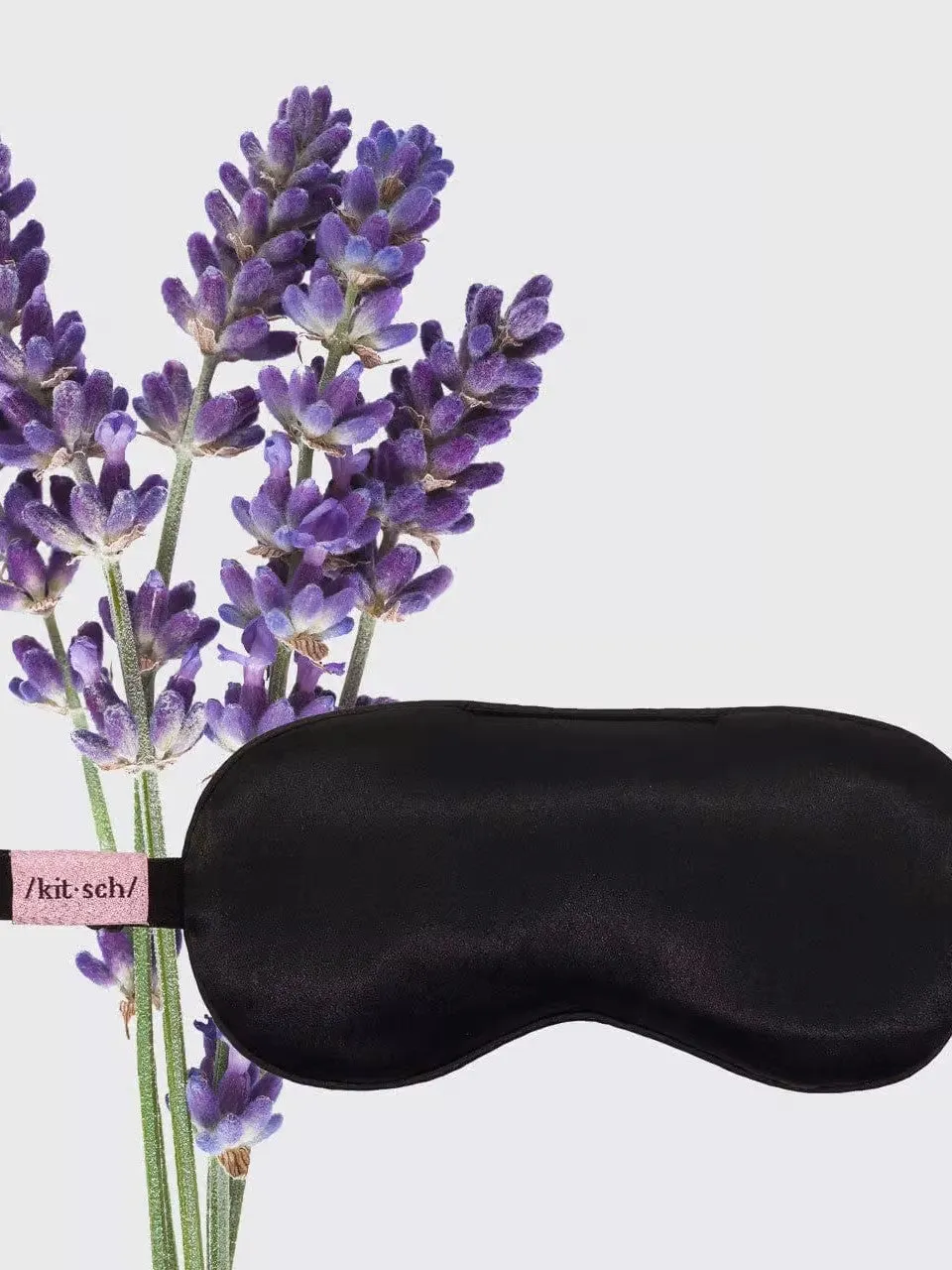 KITSCH Lavender Weighted Satin Eye Mask