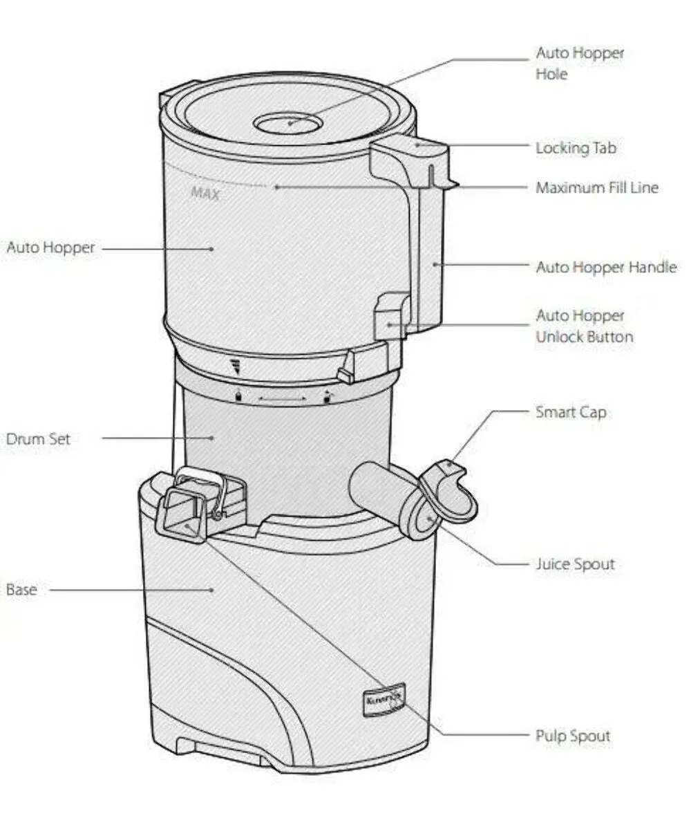 Kuvings AUTO10 Cold Press Juicer black