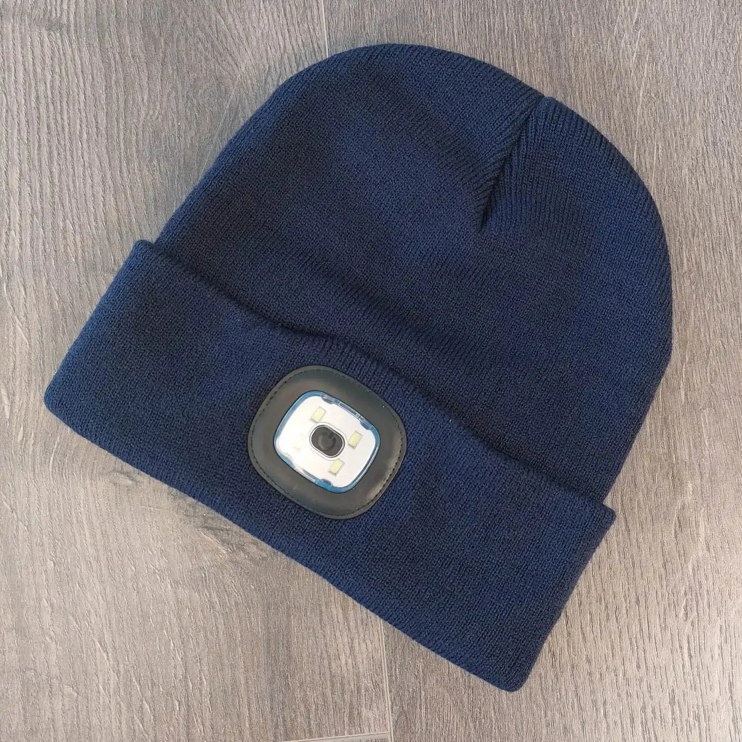 LED Torch Hat - Navy