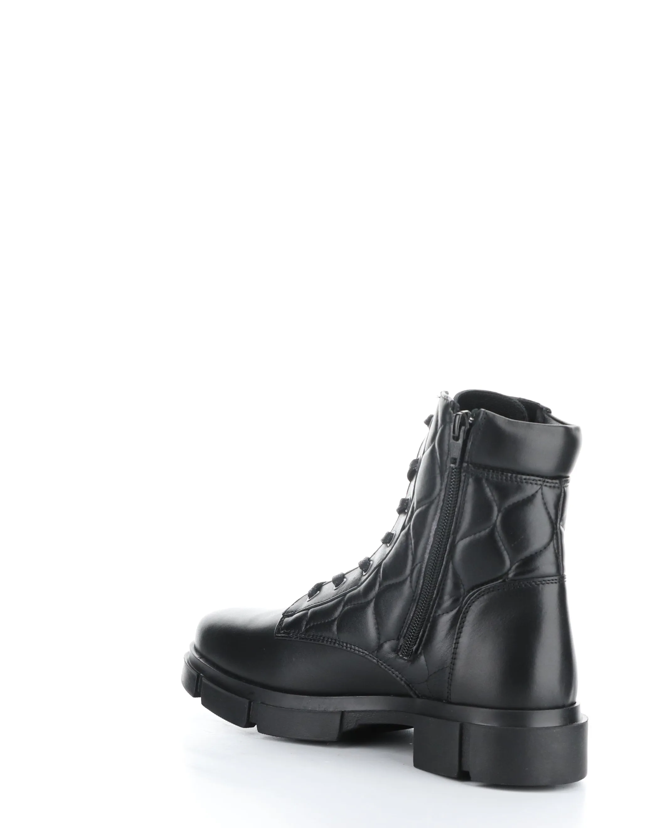 LIBEL BLACK Round Toe Boots