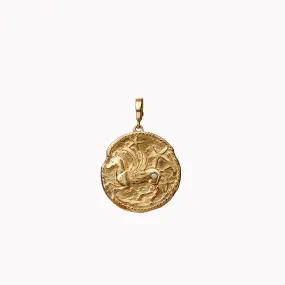 Limited Edition Pegasus Large Diamond Coin Charm