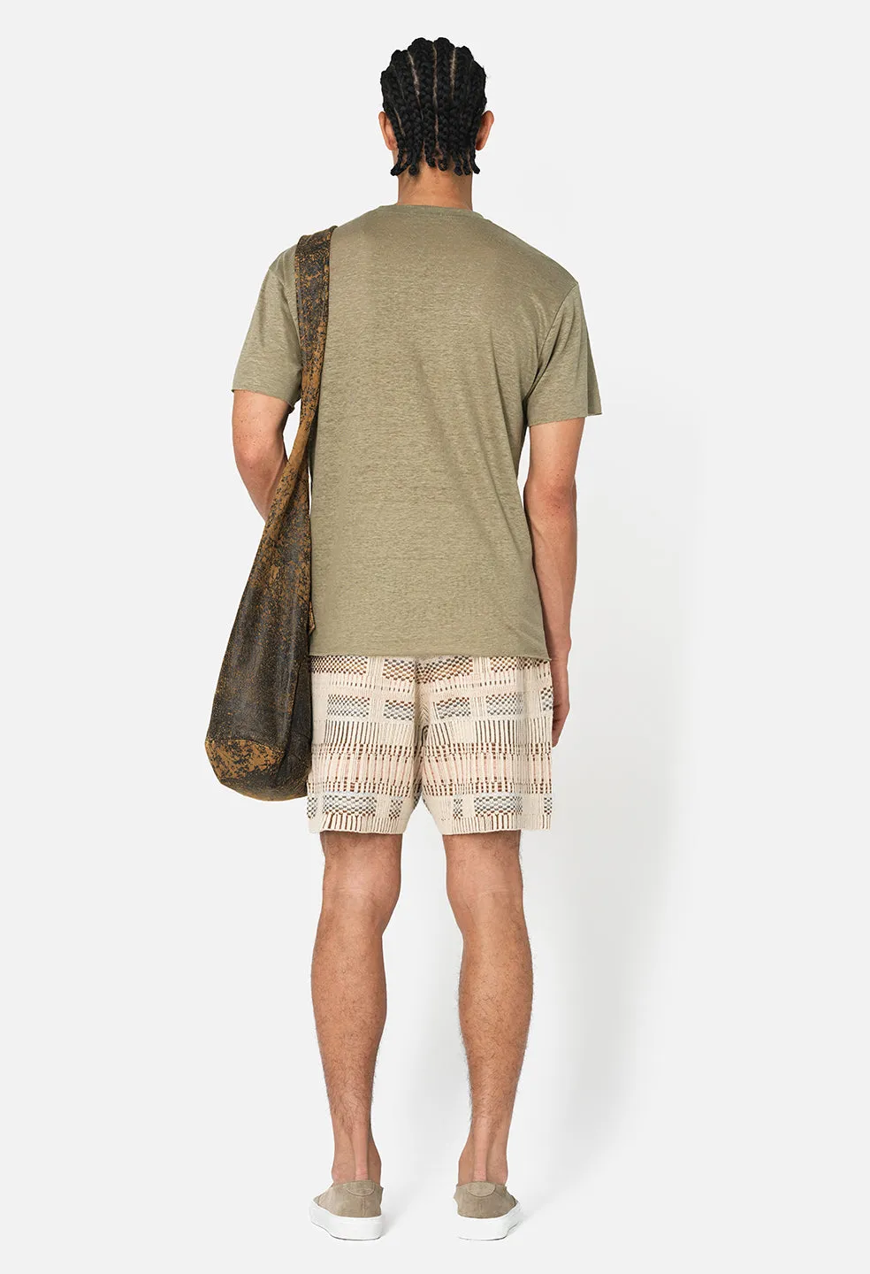 Linen Anti-Expo Tee / Olive